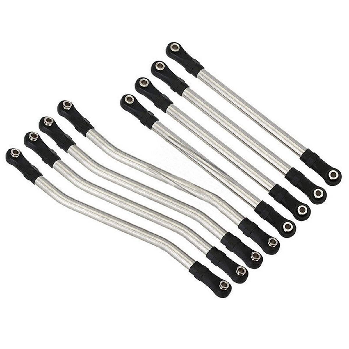8Pcs Steel Link Plastic Rod End For Axial Capra 1.9 UTB AXI03004 1/10 RC Car