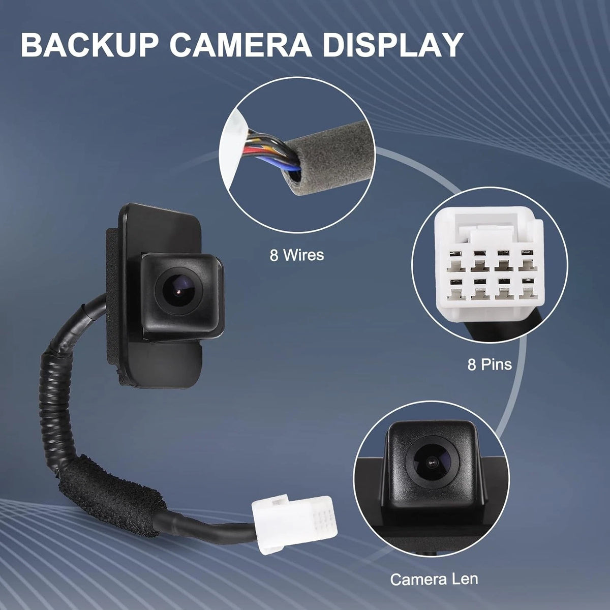 Rear View Backup Camera Parking Assist Compatible with 2014-2017...