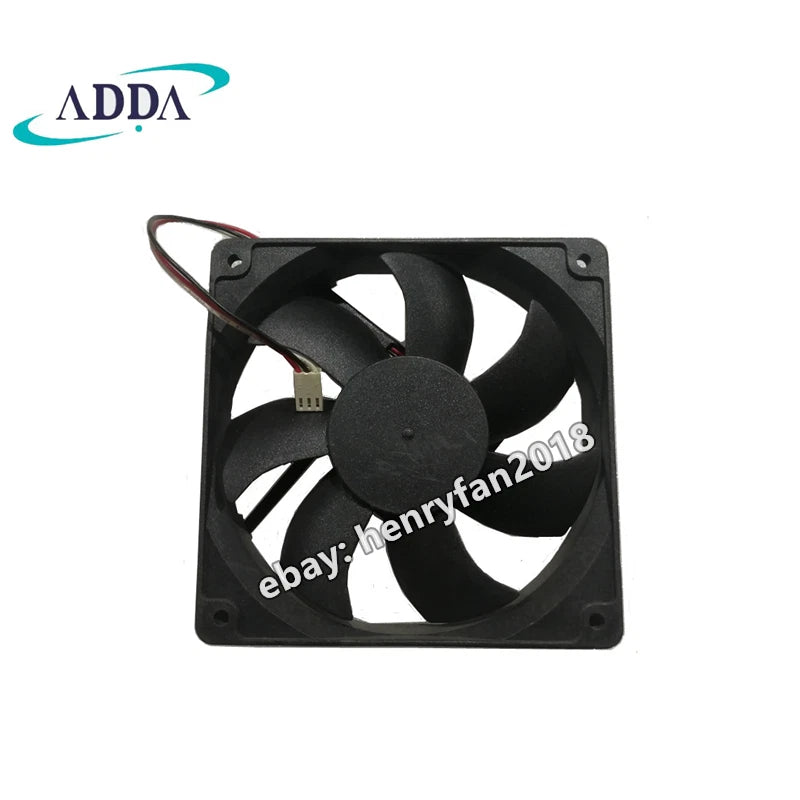 ADDA AD1212HB-A73GL Axial Fan DC 12V 0.37A 3Wire 120*120*25MM Server Cooling Fan