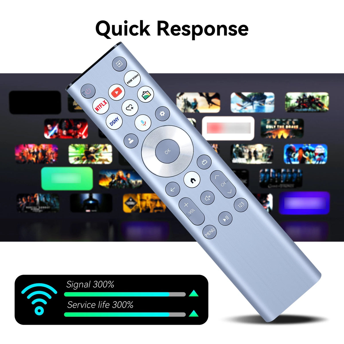 ERF6G80H Remote Control For Hisense S7 CanvasTV 4K QLED TV 55S7N 65S7N 75S7N