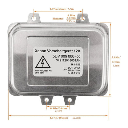 D1S D1R Xenon HID Headlight Ballast For Ford S-Max Kuga Land Rover 5DV009000-00