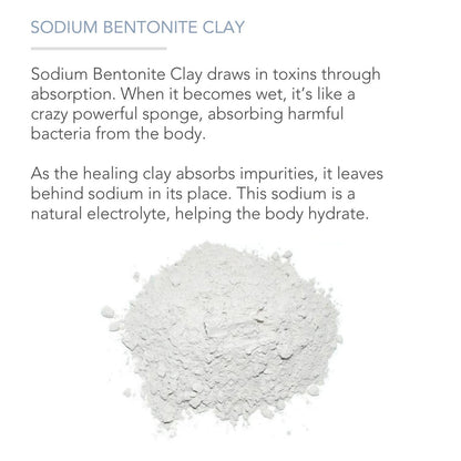 Pure Body Naturals Bentonite Clay Powder for DIY Detox 8 Ounce (Pack of 1)