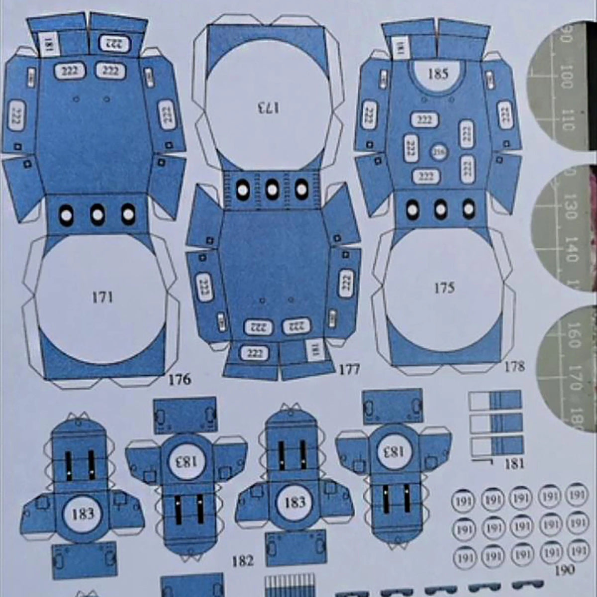 21in 1/400 US NAVY BB-55 Battleship Paper Model Unassembled Military Ornaments
