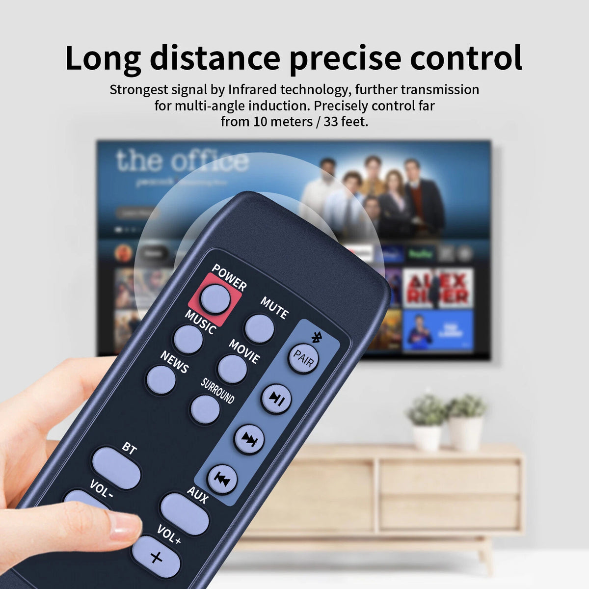 Remote Control For Nakamichi NK1B Soundbar Home Theatre System