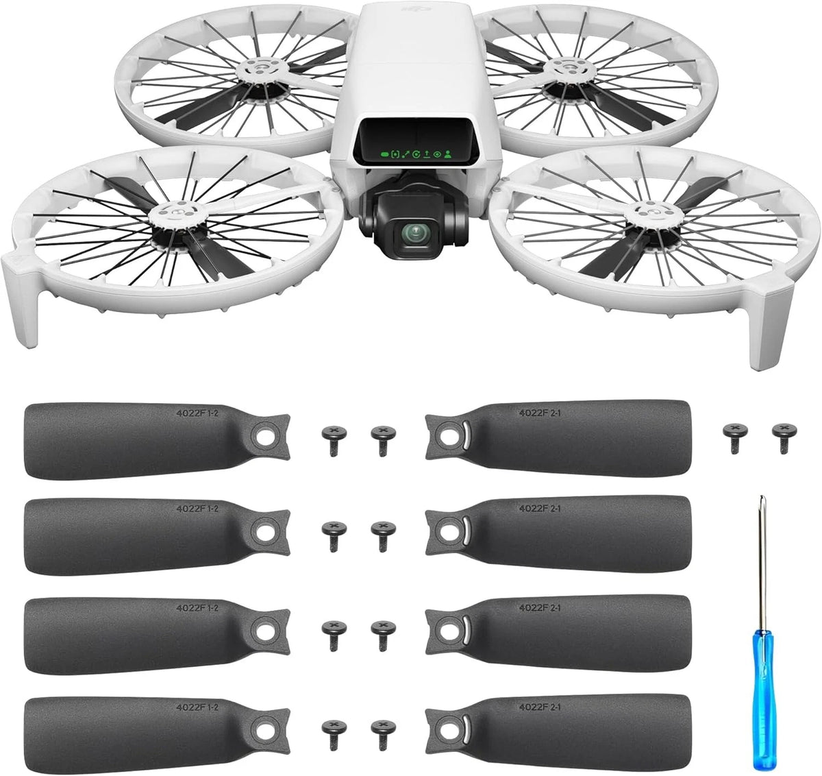8 PCS Propellers Replacement Blades for DJI Flip, Low-Noise and...