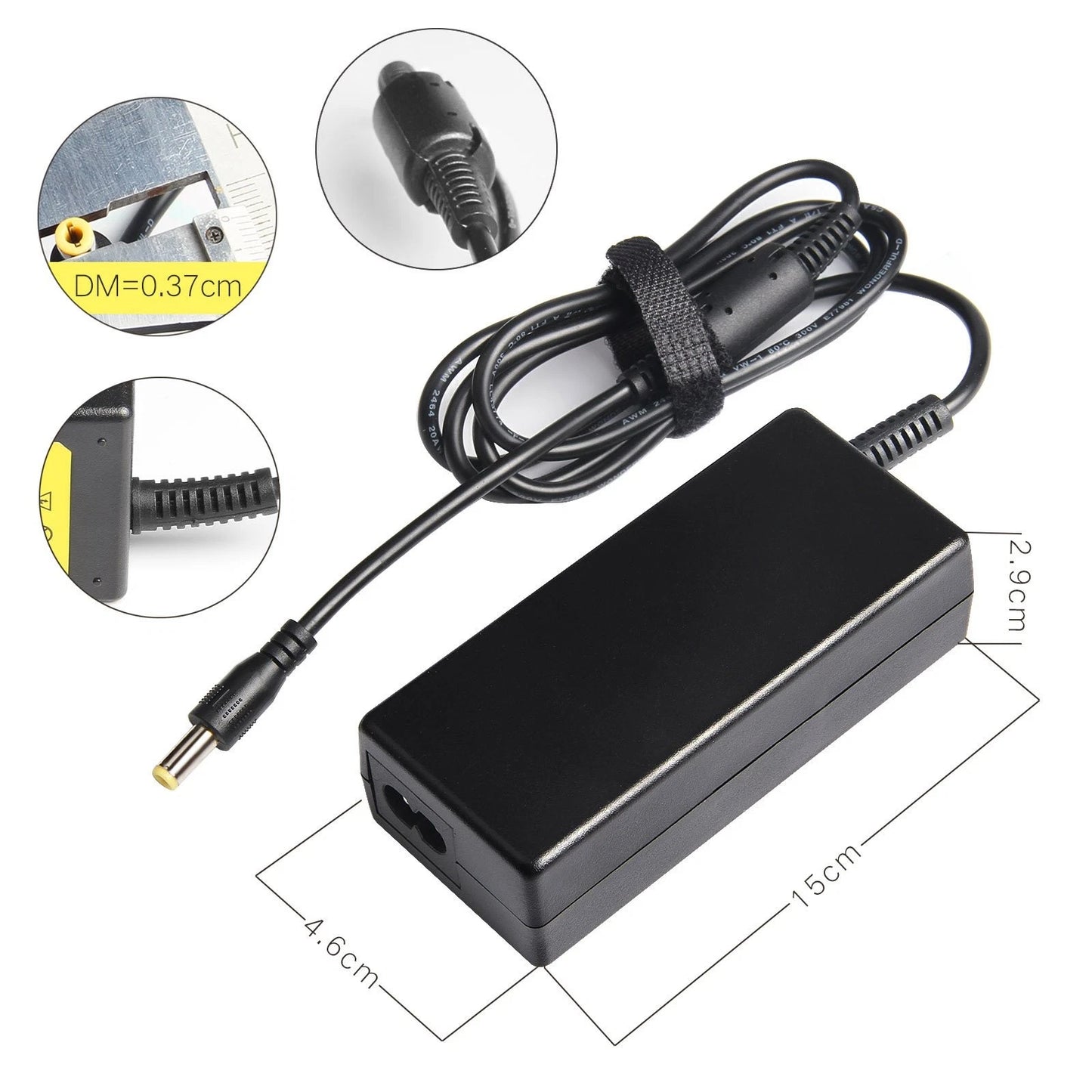 Fancy Buying Security Camera Power Adapter 12V 5A 100V-240V AC to DC Black