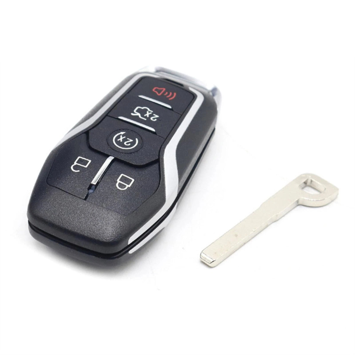 5 Buttons Key Fob Shell Case For Ford 2015-2017 F-150 Explorer Edge Fusion Car