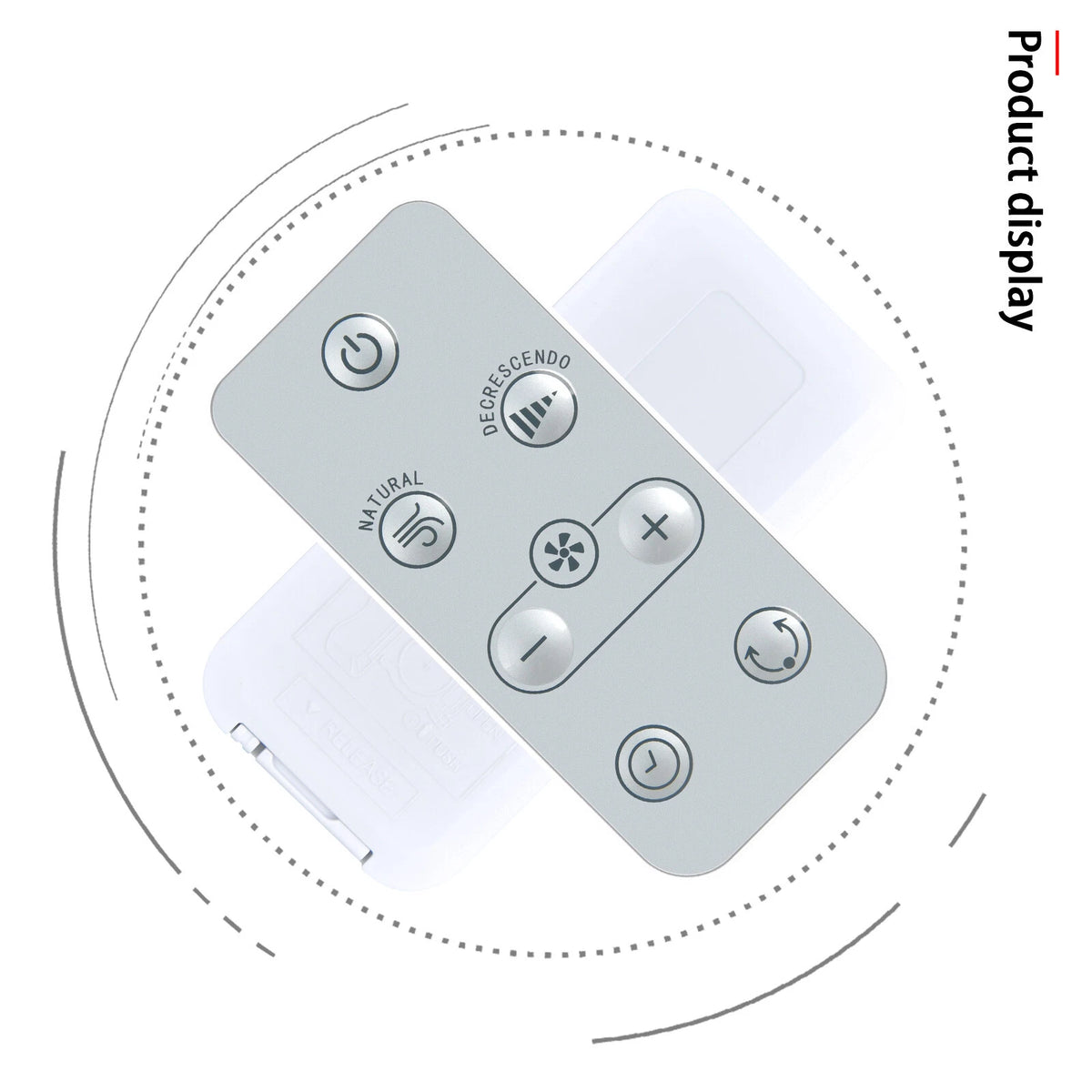 Replacement Remote Control For Rowenta Turbo Silence Extreme Fan VU5870