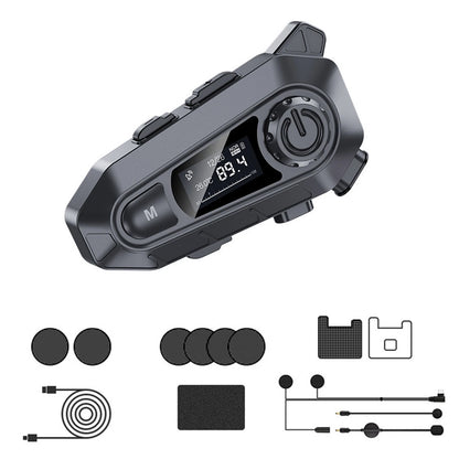 Bluetooth 5.4 Motorcycle Helmet Headset for Bike Helmet with Communication