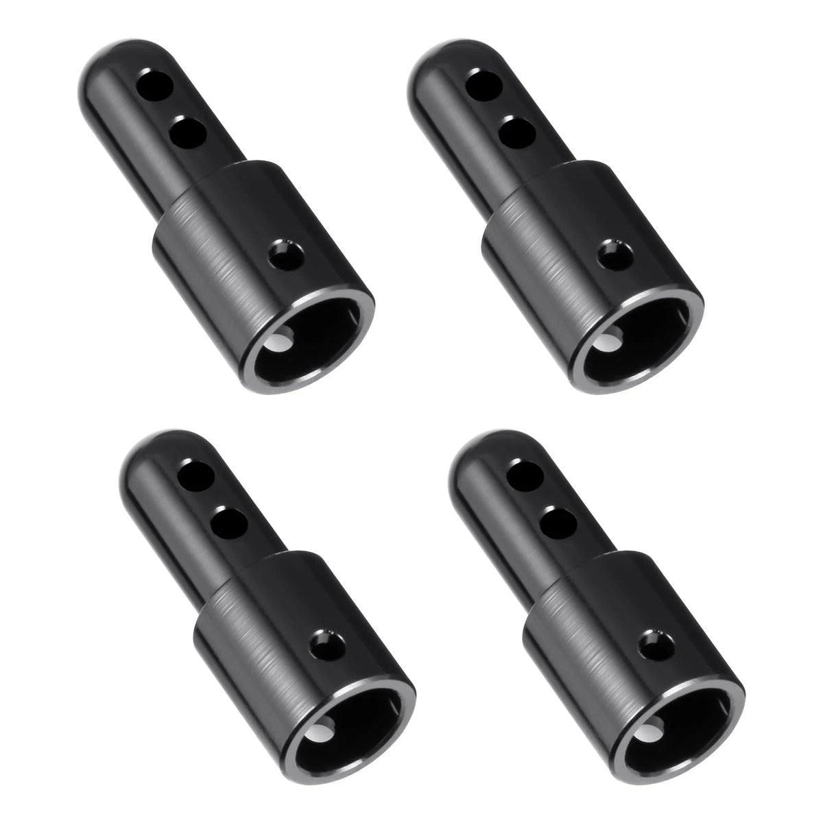 MORFUM Pack of 4 RC Car Body Shell Mount Aluminum Post Mounts Black