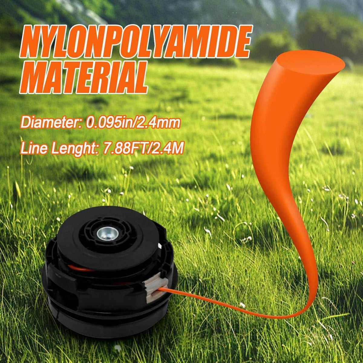 Trimmer Head For EGO 15-Inch String Trimmer ST1502XY Fit 0.080" Line Size