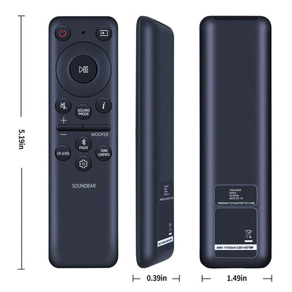 AH81-15183A Rechargeable Remote Control For Samsung Soundbar HW-S800D/ZA