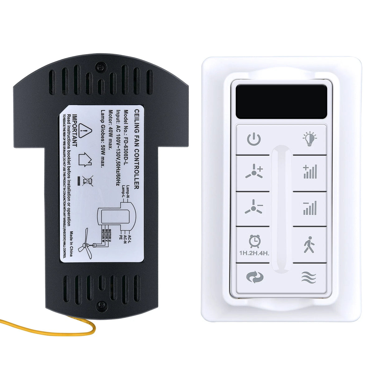 Remote Control For Wisful 56" Indoor Wood Ceiling Fan with Light HZY-SM21004