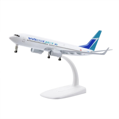Alloy 1/300 American Westjet B737 Model Plane Diecast Airplane Aircraft Ornament