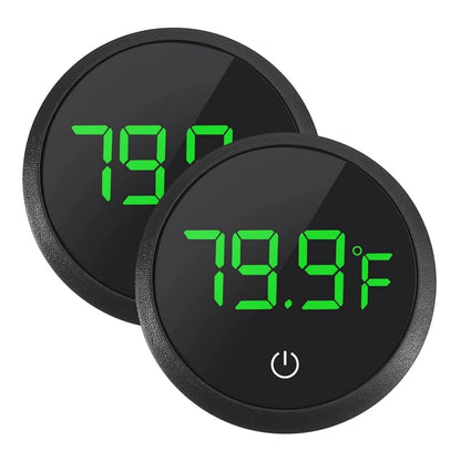 Wireless Digital Thermometer 2pcs LCD Aquarium Fish Tank Temperature Gauge