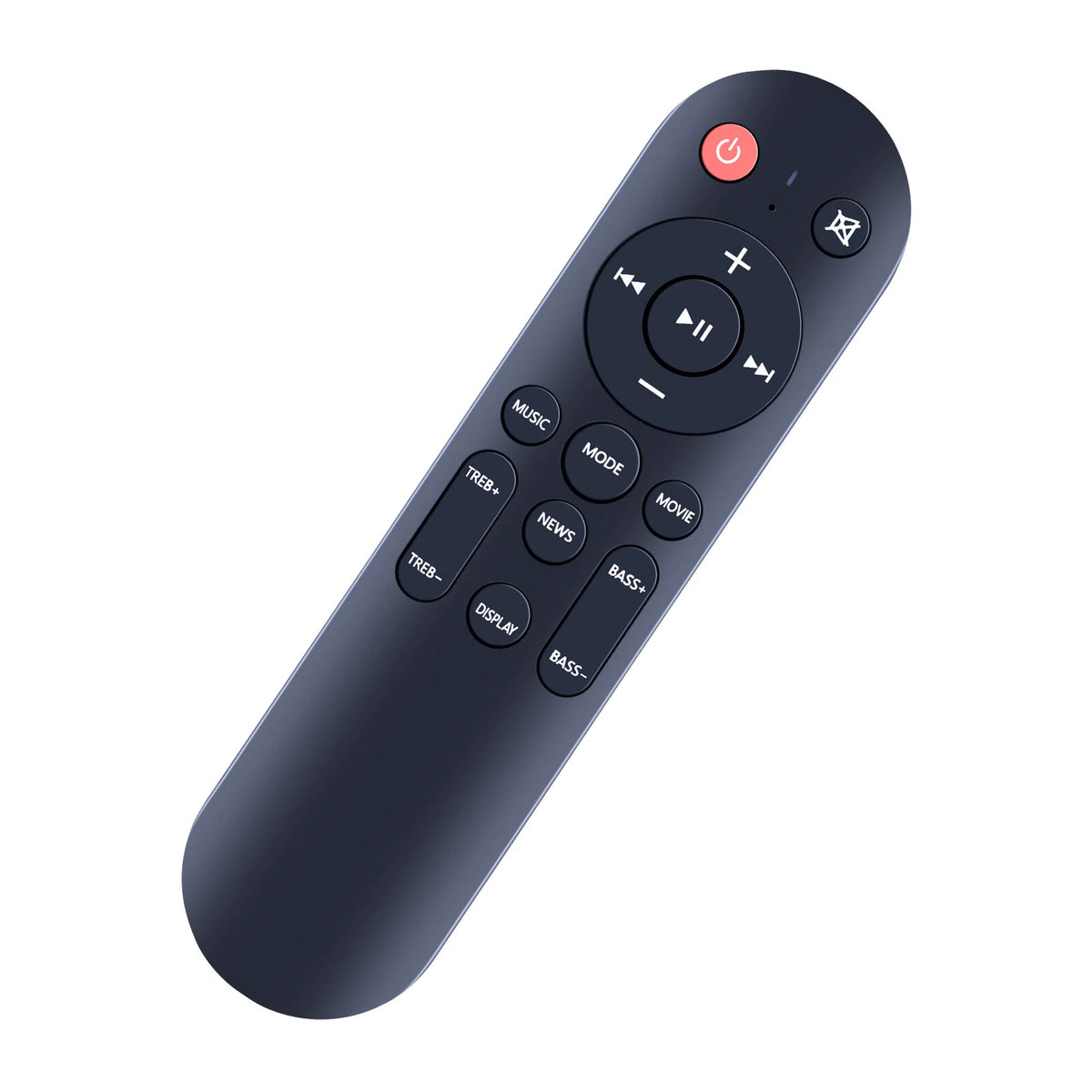 Replacement Remote Control For Meredo Wooden 2.1 Sound Bar for TV Devices