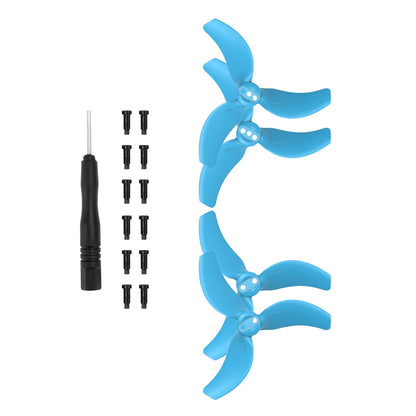 4* Blue 3032S Propellers Blades Props With Screwdriver for DJI Avata Drone 2