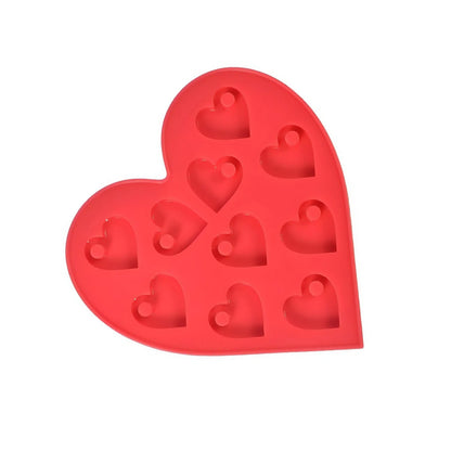 2x DIY Silicone Keychain Mold Handmade Jewelry Hanging Epoxy Resin Casting Mould