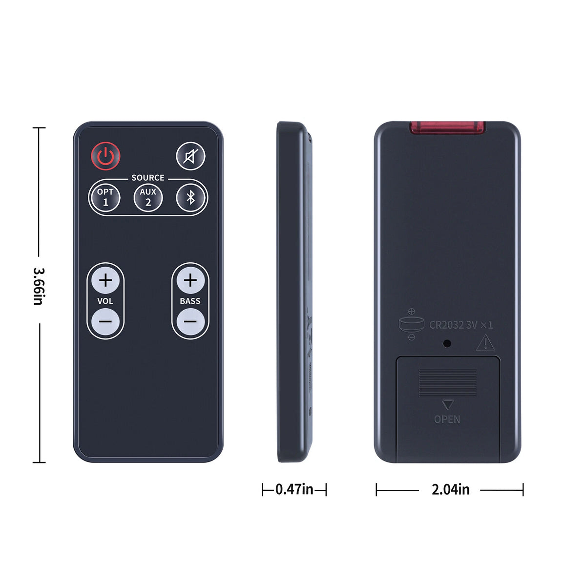 Remote Control For Polk Audio SoundBar Speaker FR1 DSB1 D581 RE95201 RE9520-1