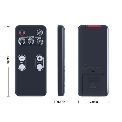 Remote Control For Polk Audio SoundBar Speaker FR1 DSB1 D581 RE95201 RE9520-1