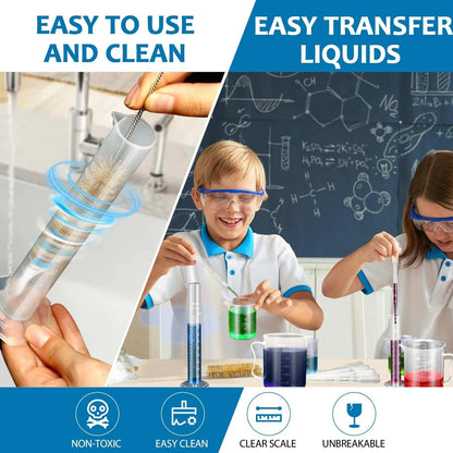 moveland Upgraded Plastic Graduated Cylinder 1000 milliliters, Transparent