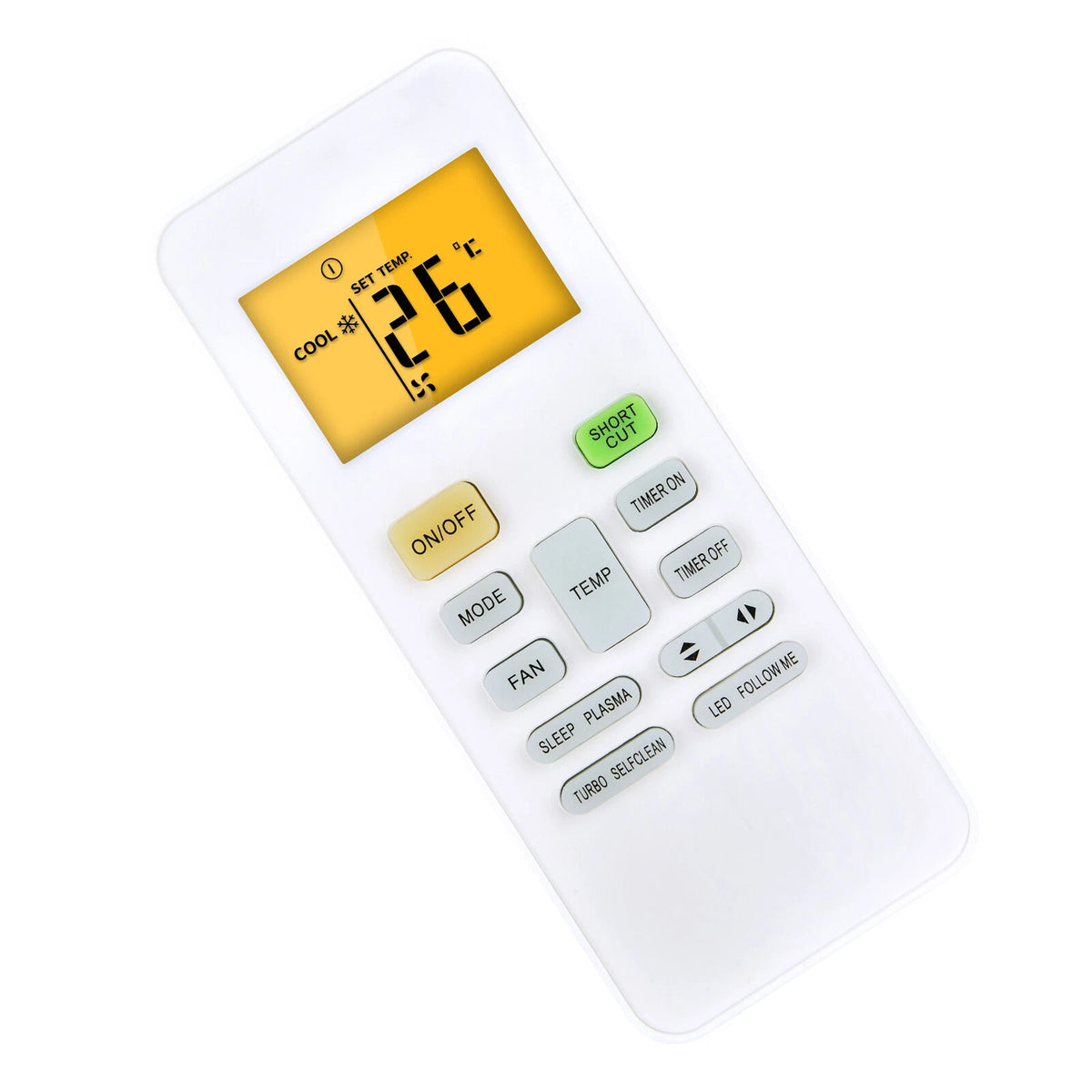 Replacement Remote Control For Midea Air Conditioner RG52A8/BGEF RG52B/BGE
