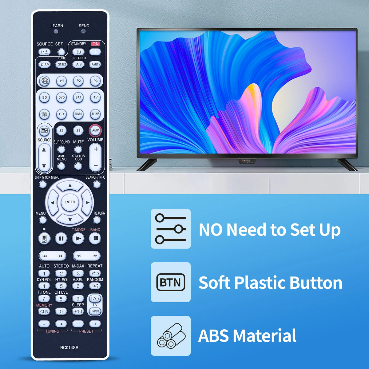 RC014SR Remote Control For Marantz SR6006 SR5006 NR1602 AV Receiver