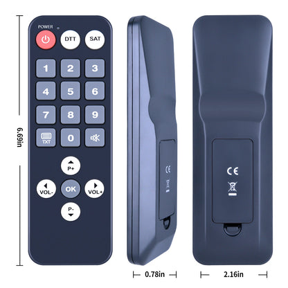 Replacement Remote Control For TeleSystem PALCO32 FL09 TV LED TSLS09