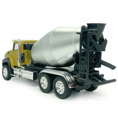 360° Rotatable Roller 1/50 Diecast Pull Back Alloy Mixer Truck Model Toy Gift
