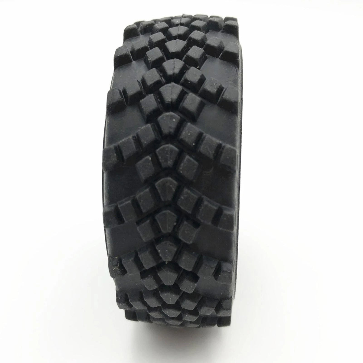 4Pack 1/16 RC Car Rubber Tires Tyres for WPL B-14 B16 B36 B24 Military Truck D