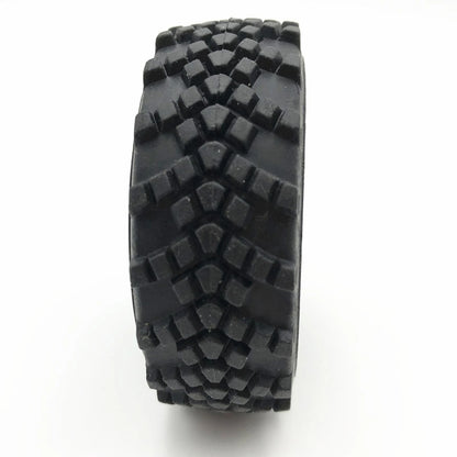 4Pack 1/16 RC Car Rubber Tires Tyres for WPL B-14 B16 B36 B24 Military Truck D