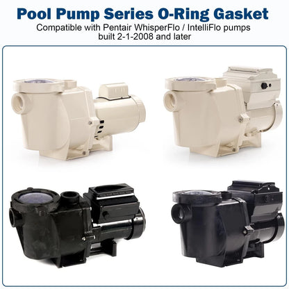 O-Ring Rebuild Repair Kit Fit for Pentair Whisperflo/Intelliflo Pool Black