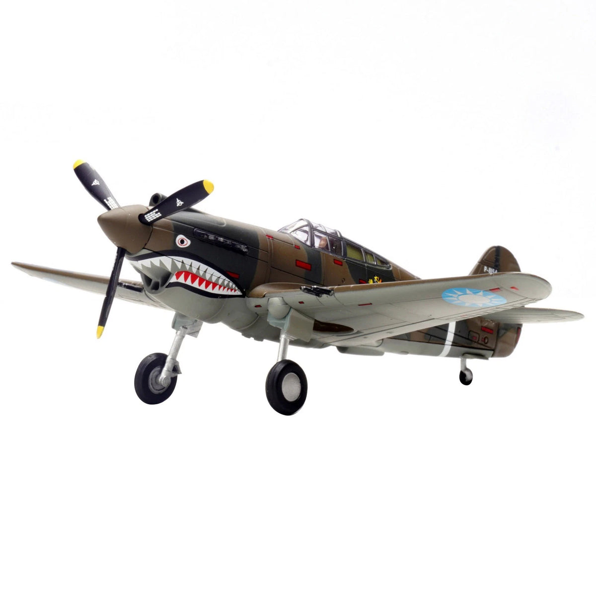 13cm Diecast Alloy 1/72 WWII US For Curtiss P-40C Warhawk Fighter 1PCS Model