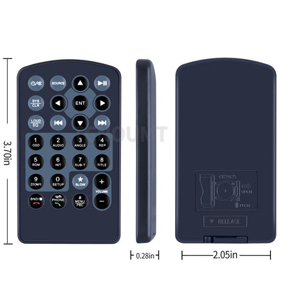 Remote Control For BOSS Audio System BVB9395RC BV9395B Car Stereo System