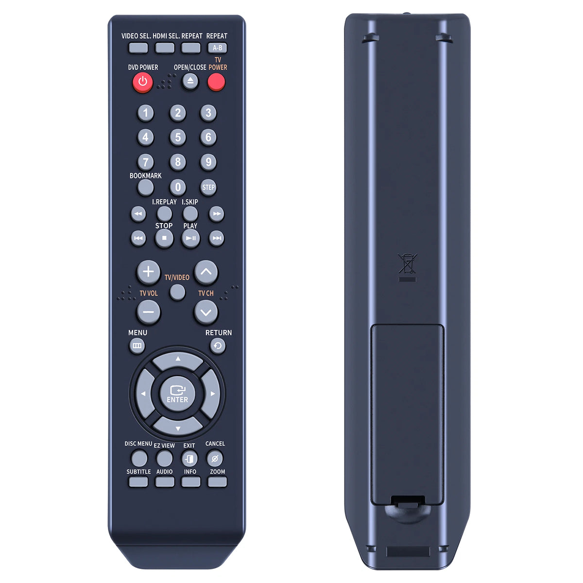 AK59-00061H Replace Remote Control For Samsung DVD DVD1080P7, DVD1080P7/AFS