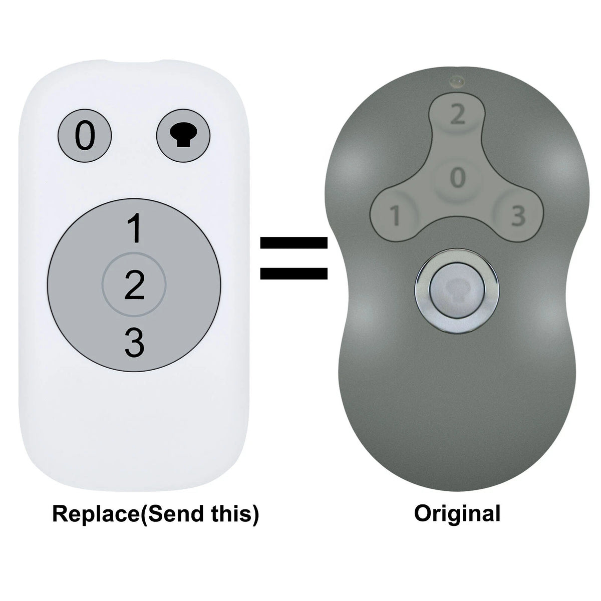 For Hunter Replacement Handheld Ceiling Fan Remote Control Transmitter 99123