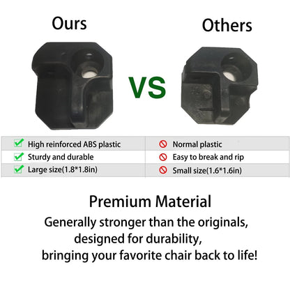 KK magsun Camping Chair Replacement Feet 4 chair feet replacement, Black