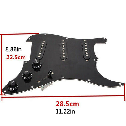 28.5cm Electric Guitar Loaded Pickguard Pickups Replacement for FENDER STRAT