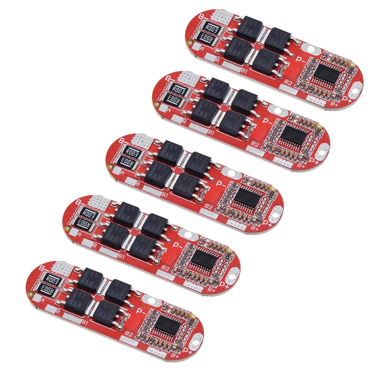 4pcs 5S 25A BMS for Lithium Battery Overcharge/Discharge Protection