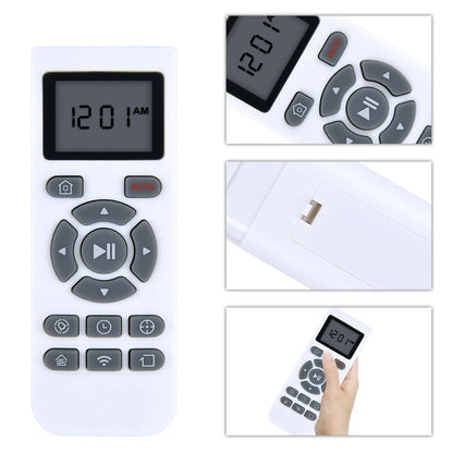 Remote Control For Ecovacs RC1507 Deebot Robotic Vacuum N79 N79S M80 white