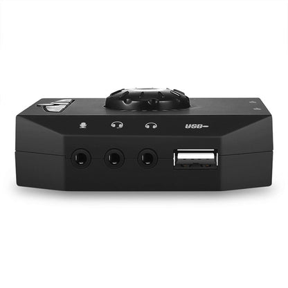 Professional Computer USB Sound Card 7.1 Channel Audio Adapter For PC Laptop F