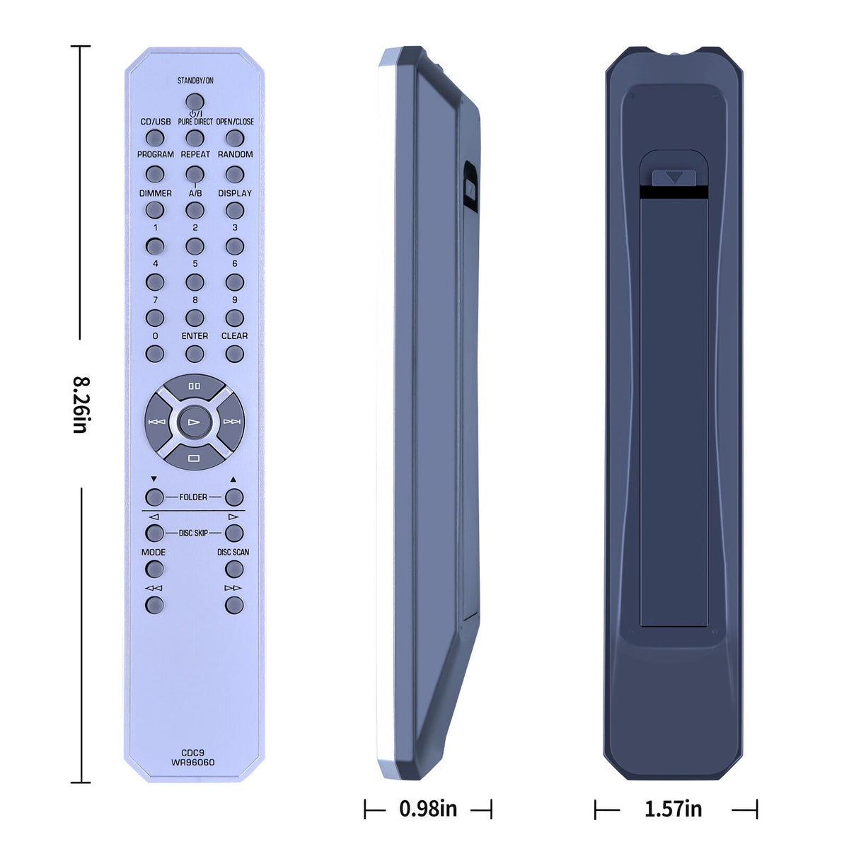 CDC9 WR96060 For Yamaha CD Player Remote Control CDC600
