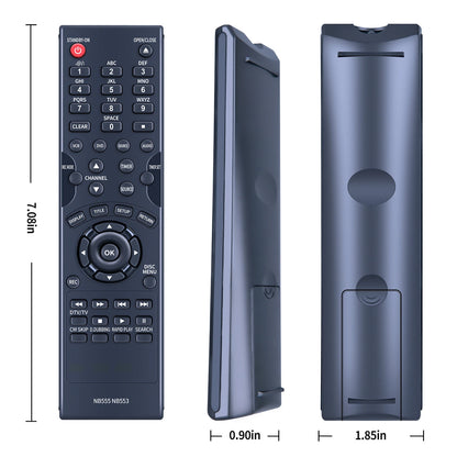 NB553 NB555 Remote Control For Magnavox DVD DVDR VCR Recorder ZC352MW8B