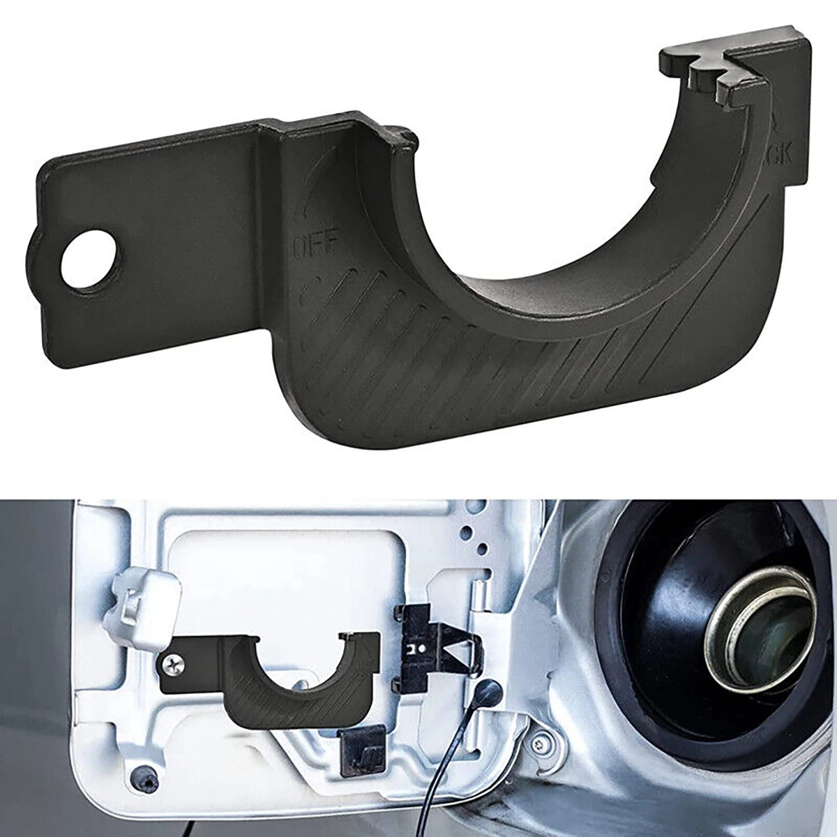 Black Gas Cap Holder Anti-Slipping Repair Part For Toyota Tacoma 2016-2022