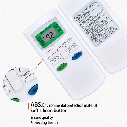 Remote Control For Carrier Air-V RV Air Conditioners 12-50095-00 12-50074-00