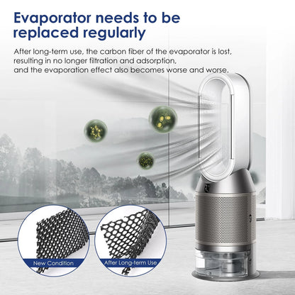 WYWY.Wide 2 Pack Air Purifier Carbon Fiber Evaporator Two Packs, Orange