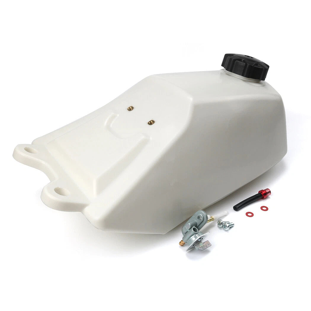 BW200 Gas Fuel Tank   Big Wheel 200 BW 200 White 1985-1988