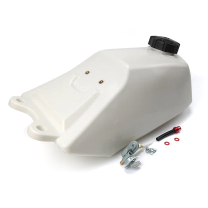 BW200 Gas Fuel Tank   Big Wheel 200 BW 200 White 1985-1988