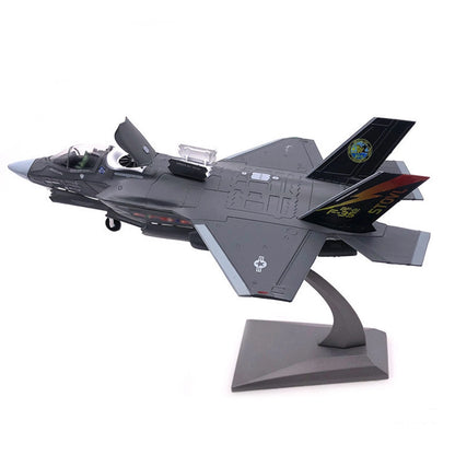 1:72 US Air Force F-35B Fighter Aircraft Diecast Model Military W/ Display Stand