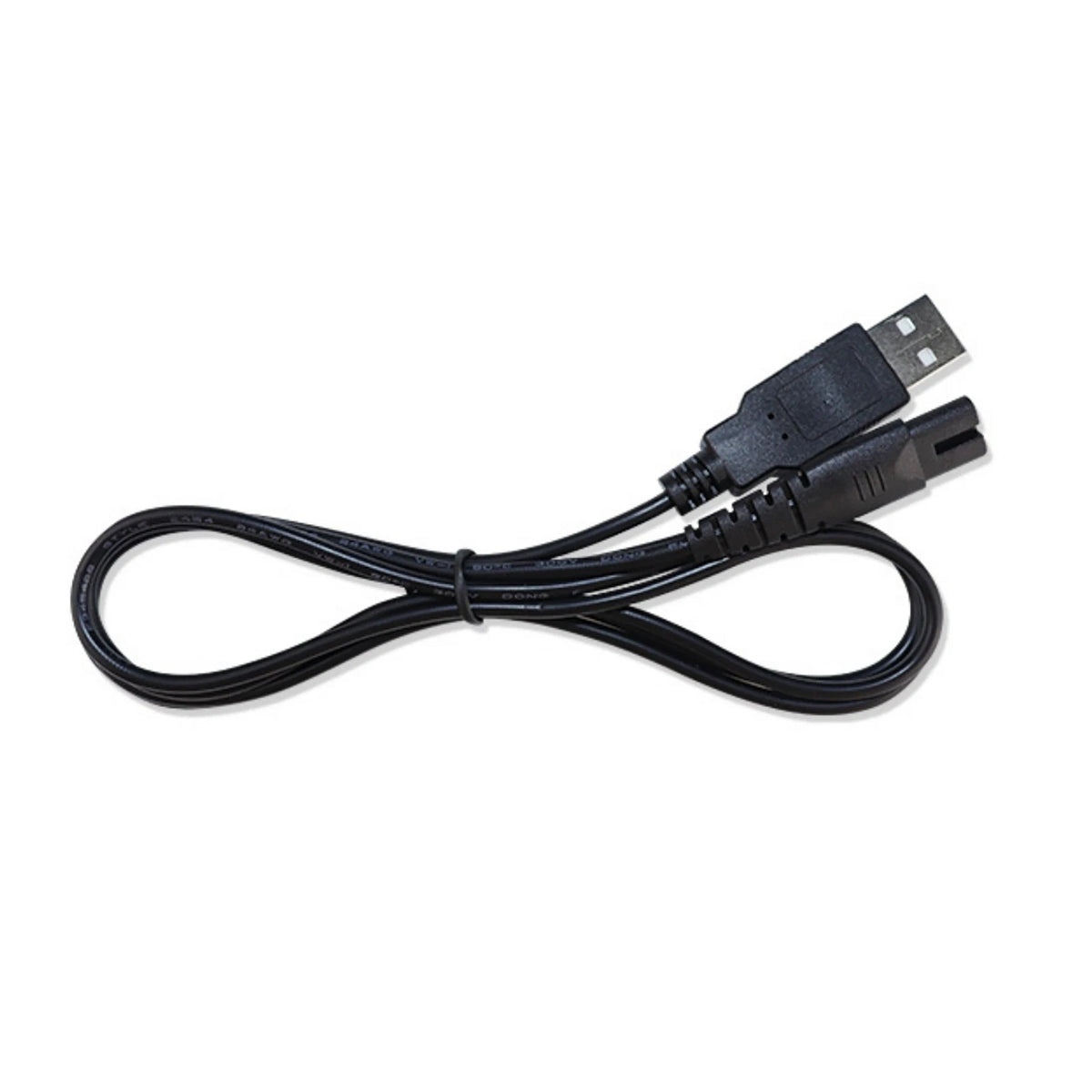 Replacement USB Cable for Shaver Charger DC 12-24V 1A Power Cord 124 cm Long